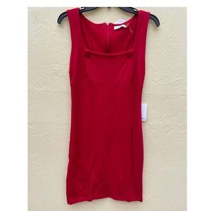 Calvin Klein Body Contour Red Dress
